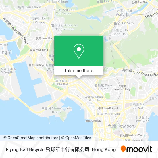 Flying Ball Bicycle 飛球單車行有限公司 map
