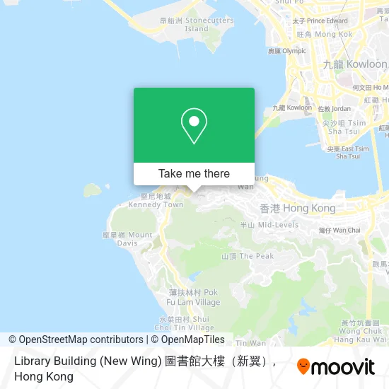 Library Building (New Wing) 圖書館大樓（新翼）地圖