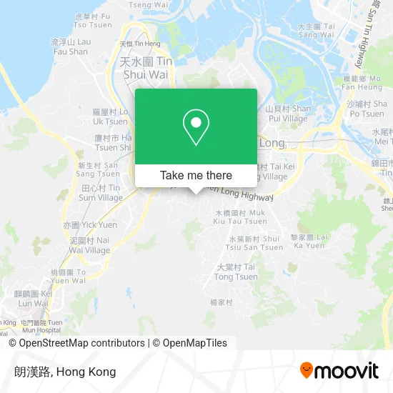 朗漢路地圖