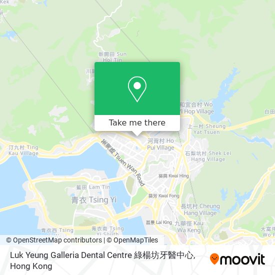 Luk Yeung Galleria Dental Centre 綠楊坊牙醫中心 map