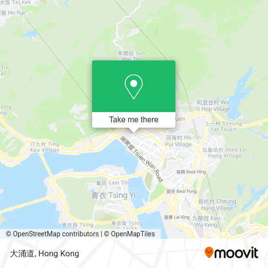 大涌道地圖
