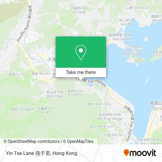 Yin Tse Lane 燕子里 map
