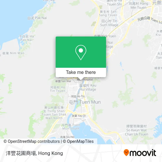 澤豐花園商場地圖