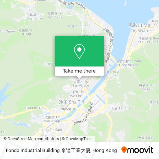 Fonda Industrial Building 峯達工業大廈地圖