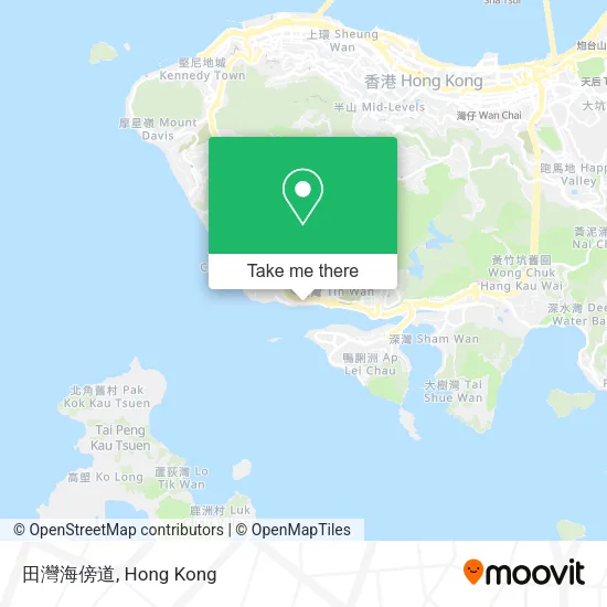 田灣海傍道 map