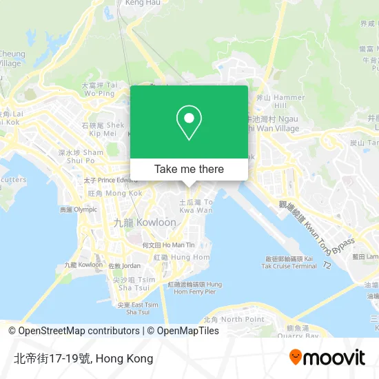 北帝街17-19號地圖