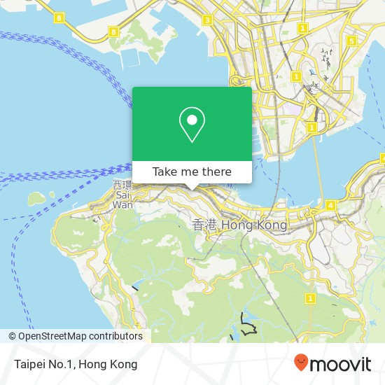 Taipei No.1 map