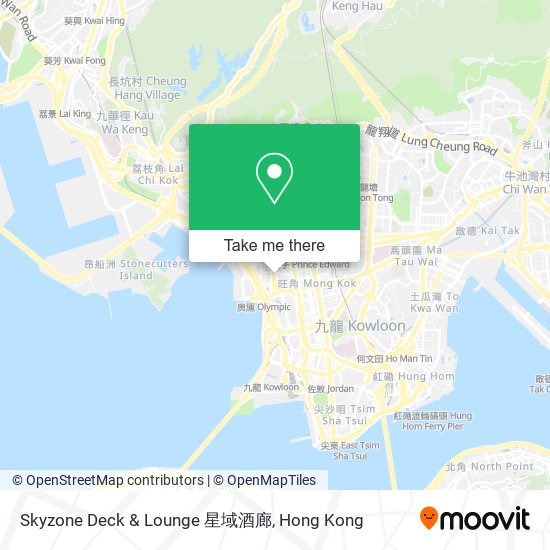 Skyzone Deck & Lounge 星域酒廊 map