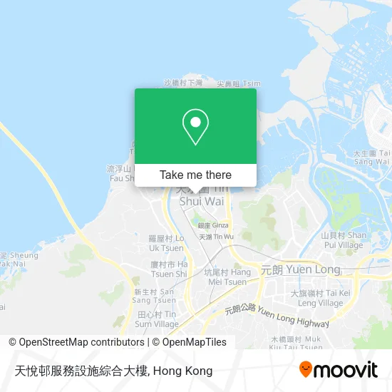 天悅邨服務設施綜合大樓地圖
