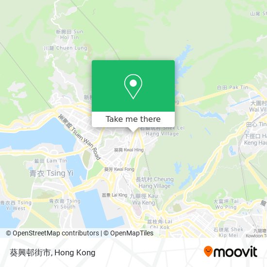 葵興邨街市 map