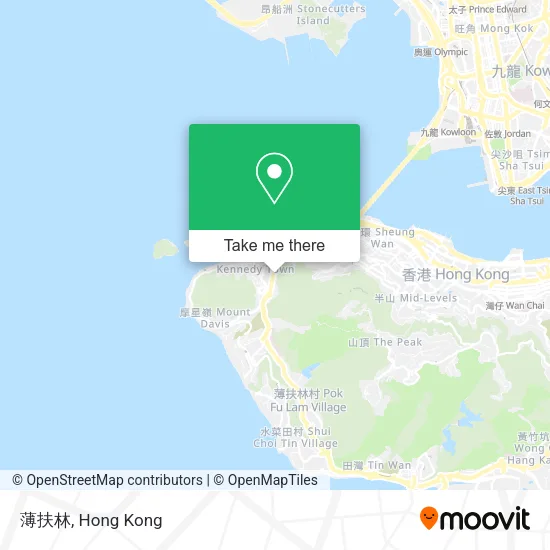 薄扶林 map