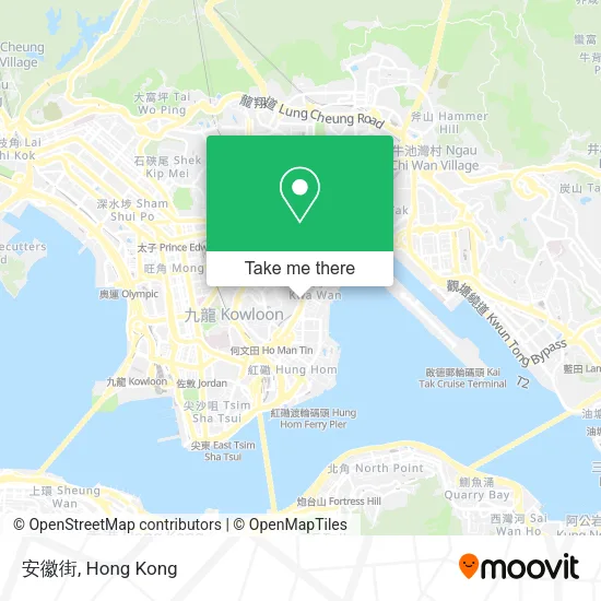 安徽街地圖