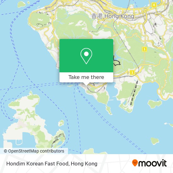 Hondim Korean Fast Food map