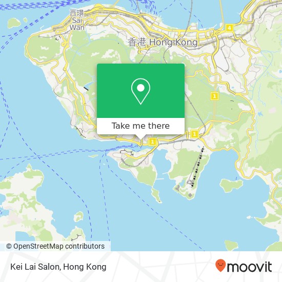 Kei Lai Salon map