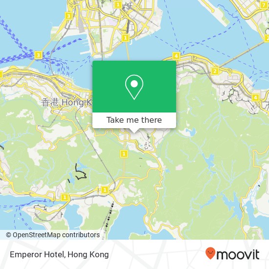 Emperor Hotel map