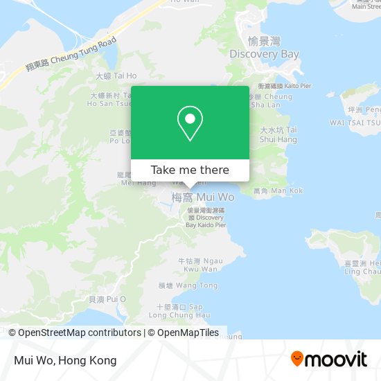 Mui Wo map