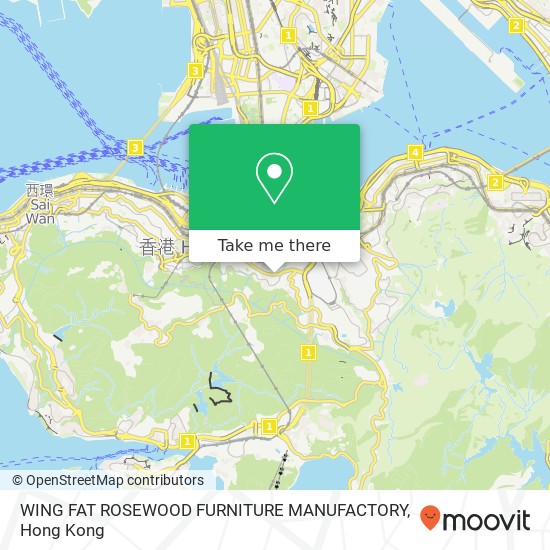 WING FAT ROSEWOOD FURNITURE MANUFACTORY地圖