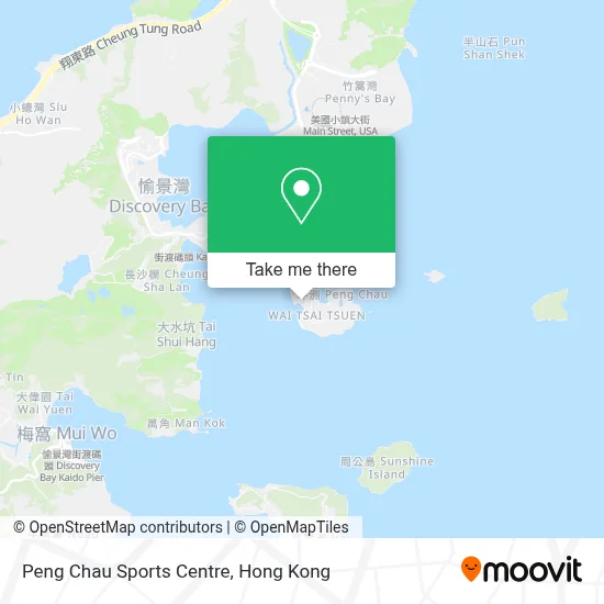 Peng Chau Sports Centre map