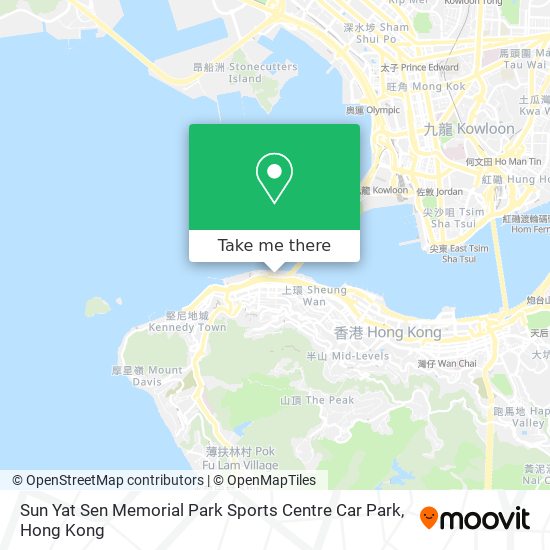 Sun Yat Sen Memorial Park Sports Centre Car Park map