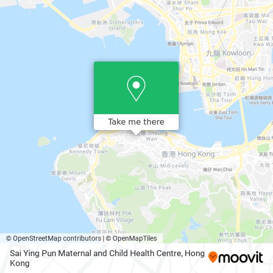 Sai Ying Pun Maternal and Child Health Centre地圖