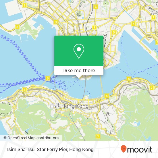 Tsim Sha Tsui Star Ferry Pier map