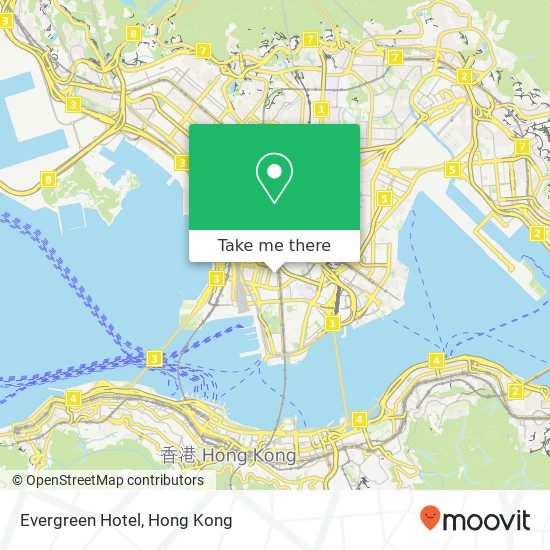 Evergreen Hotel map