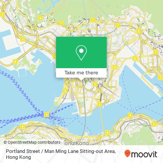 Portland Street / Man Ming Lane Sitting-out Area map