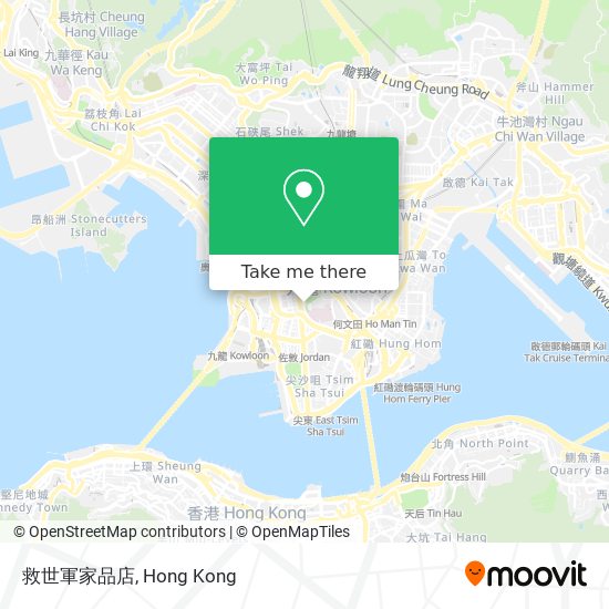 救世軍家品店 map