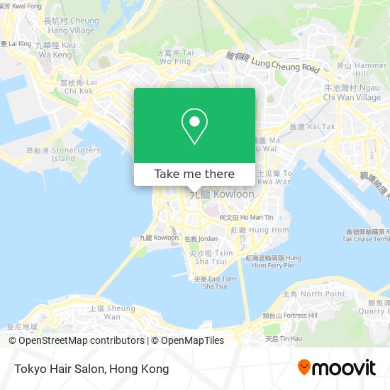 Tokyo Hair Salon map