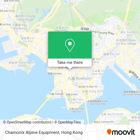 Chamonix Alpine Equipment map