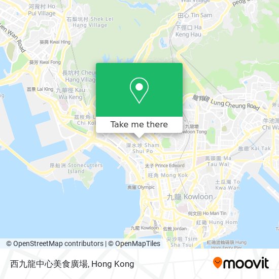 西九龍中心美食廣場 map