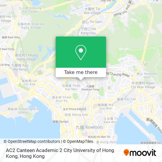 AC2 Canteen Academic 2 City University of Hong Kong map