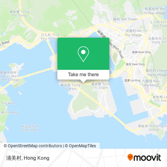 涌美村 map