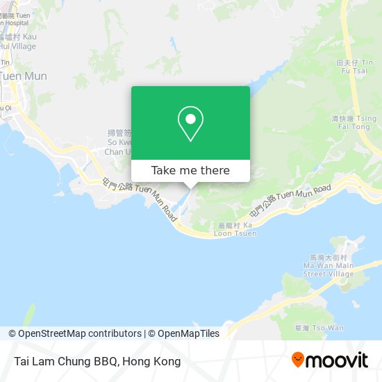 Tai Lam Chung BBQ map