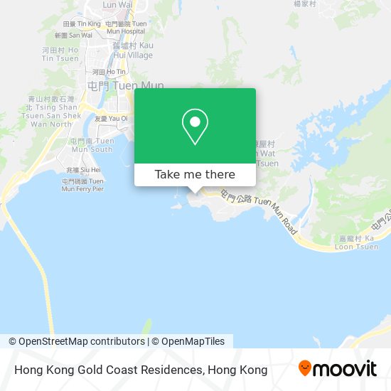 Hong Kong Gold Coast Residences map