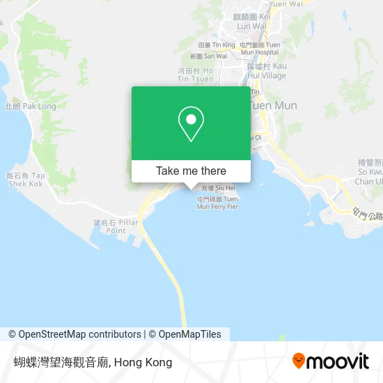 蝴蝶灣望海觀音廟 map