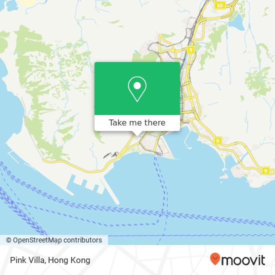 Pink Villa map
