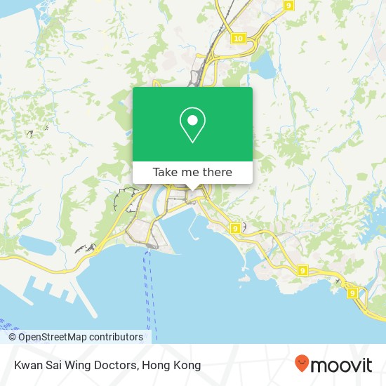 Kwan Sai Wing Doctors map