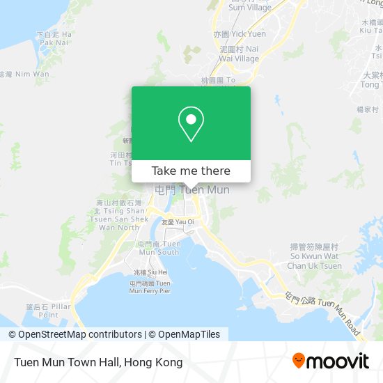 Tuen Mun Town Hall map