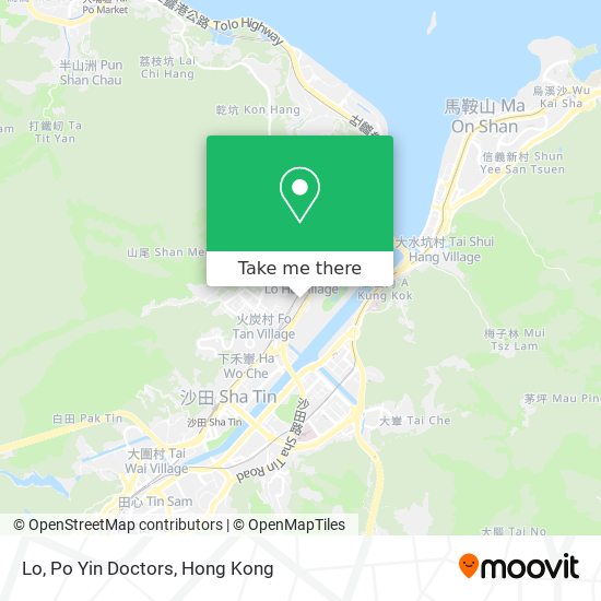 Lo, Po Yin Doctors map
