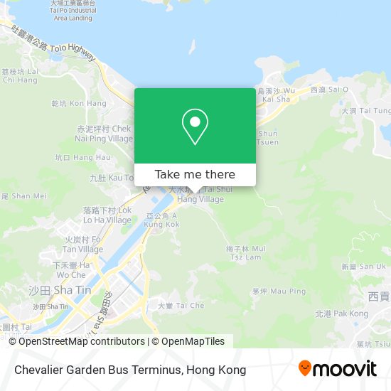 Chevalier Garden Bus Terminus地圖