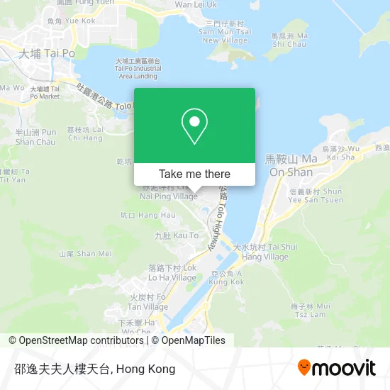 邵逸夫夫人樓天台地圖
