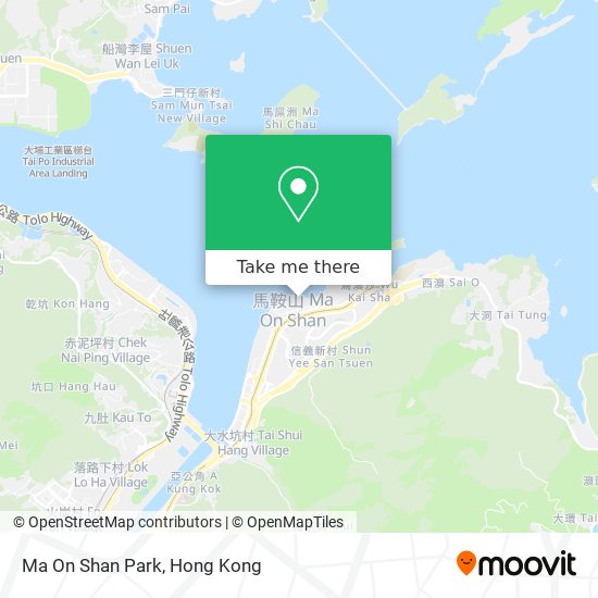 Ma On Shan Park map