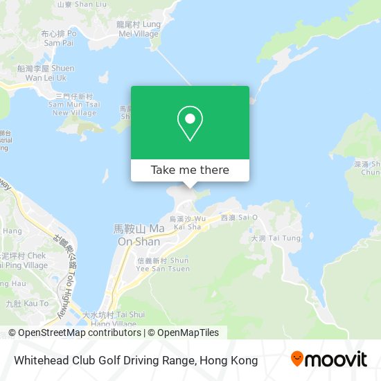 Whitehead Club Golf Driving Range map