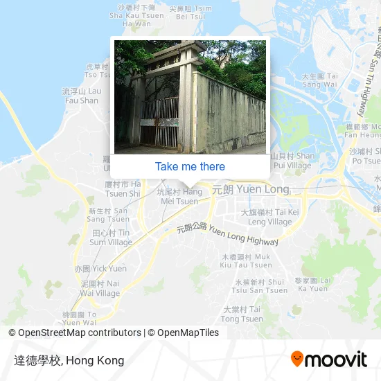 達德學校 map