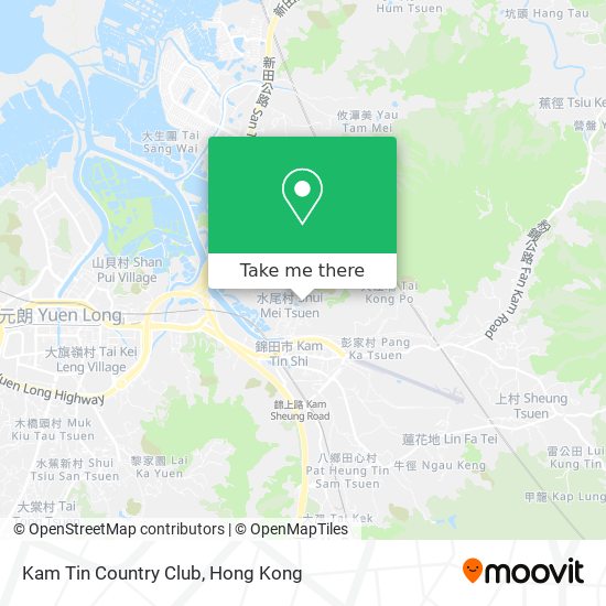 Kam Tin Country Club map