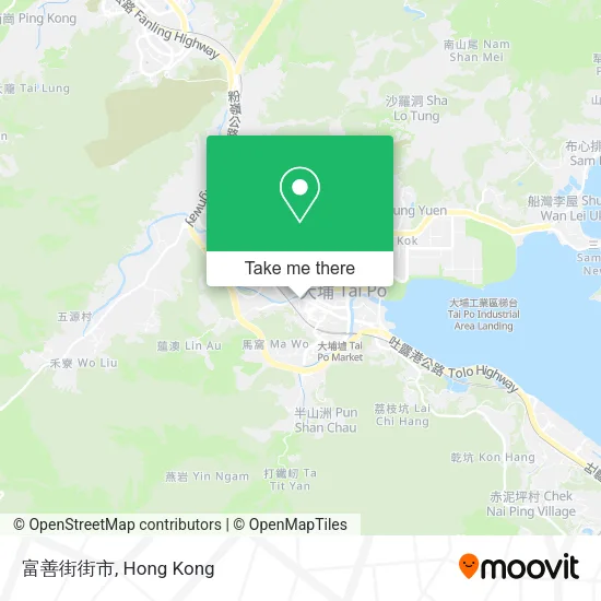 富善街街市地圖