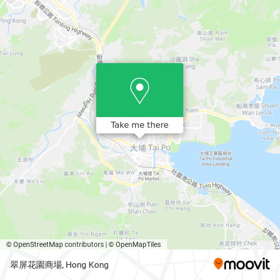 翠屏花園商場 map
