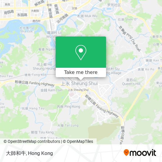 大師和牛地圖