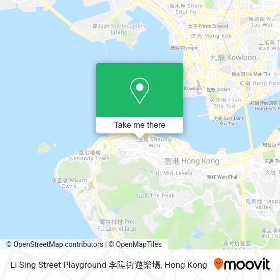 Li Sing Street Playground 李陞街遊樂場地圖